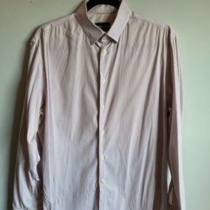 Emporio Armani Striped Button Down Shirt